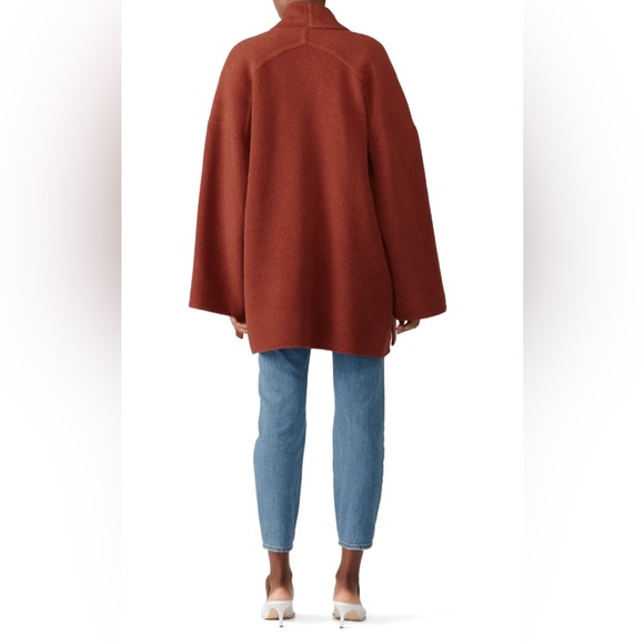 VINCE Luxe Oversized Wool Blanket Coat in Rust. Size XL. VGUC. - Picture 2 of 6